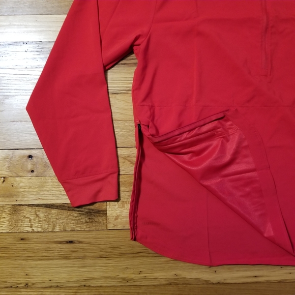 Adidas 1/4 Zip NHL Chicago Blackhawks Aeroready Pullover GI5201 Red Men's Medium - Picture 6 of 11